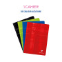 Cahier Clairefontaine A4 - 96 pages grands carreaux