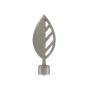 Rideaux Embouts de Tringle Motif Feuille Métal