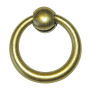 Anneau Rond CHRISLIGNE Zamak Vieilli Ø33mm 1 Pièce