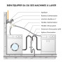 Applique Machine à Laver Somatherm Femelle 12" Cuivre Ø14