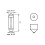Ampoules Auto Bosch Pure Light 12V 10W SV8.5-8