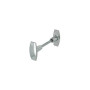 Poignée de Porte Bouton Double ALPERTEC Aluminium Poli Carré 6 mm