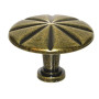 Bouton Fer Rond CHRISLIGNE 37.5mm Patiné 1 Pièce