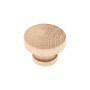Bouton Hêtre Poncé Moderne Diamètre 30mm