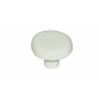 Bouton Rond CHRISLIGNE Blanc Résine Ø33mm 1 Pièce