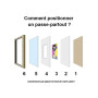 Cadre Contour Blanc 18x24cm Pour Photos 10x15cm