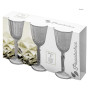 Lot de 3 Verres à Pied Hauts 230 ml