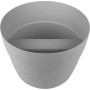 EDA - Pot Cavalier Cancùn 8 L - pour Balcons et Rambardes - Ø 29 x 20 -6 cm - Gris béton