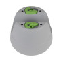 EDA - Pot Cavalier Cancùn 8 L - pour Balcons et Rambardes - Ø 29 x 20 -6 cm - Gris béton
