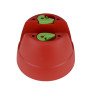 EDA - Pot Cavalier Cancùn 8 L - pour Balcons et Rambardes - Ø 29 x 20 -6 cm - Rouge Rubis