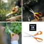 Ciseaux de Jardin Fiskars S90 21 cm Pour Jardin et Maison