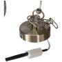 Suspension Colten Argent E27 60W