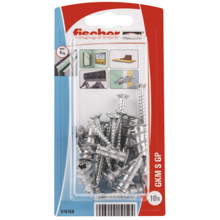 FISCHER - CHEVILLES - 10 CHEVILLES AUTOPERCEUSE FISCHER GKM-GP-SF - FISCHER