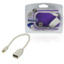 Adaptateur Mini DisplayPort vers DisplayPort Bandridge Blanc