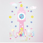 Horloge Stickers Disney Princesses Rose - Worlds Apart