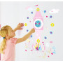 Horloge Stickers Disney Princesses Rose - Worlds Apart