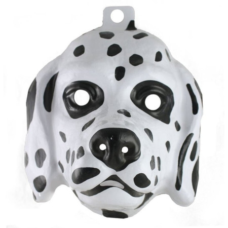 Masque de chien Dalmatien en PVC - Costume de fête