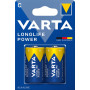 Piles LR14 C Longlife Power VARTA ou SONY x2