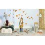 Lit Enfant Ourson en Bois Ecru Worlds Apart 70x77x144cm