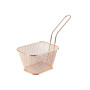 Panier à Friture Rectangulaire en Cuivre 18 x 8,5 x 14 cm