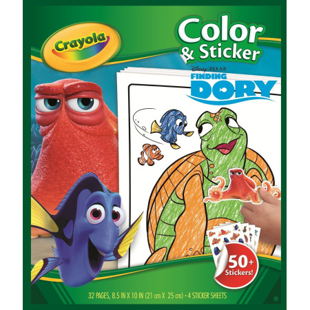 Crayola Color & Sticker Finding Dory - Livre d'activités