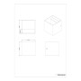 Spot Mural LED Louis Design Moderne Blanc Mat