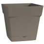 Pot de fleurs en plastique gris - Jardin