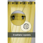 Rideau Voile 135x260 STOF Jaune