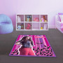 Tapis Chica Vampiro Violet Polyester 100 x 75 cm