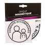 Disque Magnétique Conduite Accompagnée AAC TURBOCAR 15cm