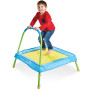 Trampoline Enfant Kid Active Bleu et Jaune 100 cm