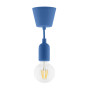 Kit Suspension Silicone Bleu Ampoule LED 6W Filament