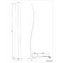 Lampadaire Salerno Noir mat - Trio - Design Moderne- emballage endommagé