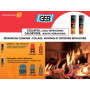 Mastic Réfractaire CALORYGEB Pot de 300g Noir