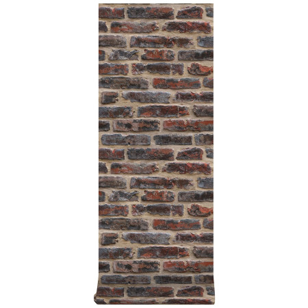 Papier Peint Industry Rouge Effet Briques GRAHAM & BROWN