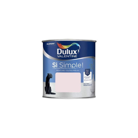 Peinture Dulux Valentine Si Simple Rose Satin 0,5L