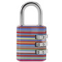 Cadenas à Combinaison Master Lock Imprimé 6,2 x 3,2 x 1,4 cm Couleur Aléatoire