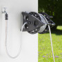 Dévidoir Mural KIROS KIT CLABER - 20m Tuyau Silver Elegant Plus