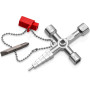 Clé à molette multifonction Knipex - 7 tailles A VERFIIER EHL 111D244 JUDAS EN LAITON 180Aº 35-60 MM