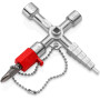 Clé à molette multifonction Knipex - 7 tailles A VERFIIER EHL 111D244 JUDAS EN LAITON 180Aº 35-60 MM