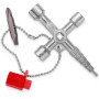 Clé à molette multifonction Knipex - 7 tailles A VERFIIER EHL 111D244 JUDAS EN LAITON 180Aº 35-60 MM