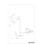 Lampe de bureau Nina Trio Abat-jour noir, intérieur doré Acheter en ligne