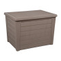 Coffre de Jardin EDA "Baya" 160L Décor Bois Taupe