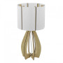 Lampe de Table Bois Braun Diamètre 25,5cm, Hauteur 45cm