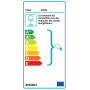 Lampe de Table Bois Braun Diamètre 25,5cm, Hauteur 45cm