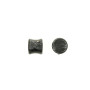 Embouts Rideaux Fer Forgé Noir et Argent 2,3cm x 2,5cm