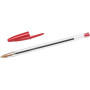 BIC Cristal Original Stylos-Bille Pointe Moyenne Rouge - Pochette de 4