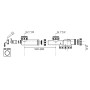 Siphon Evier 2 Bacs WIRQUIN Espace Extra-Plat Blanc