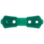 Fixations Brise-Vue 20 pièces - Plastique Vert - Occultation Jardin