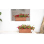 Jardinière Venezia 60cm Taupe Rectangulaire avec Soucoupe